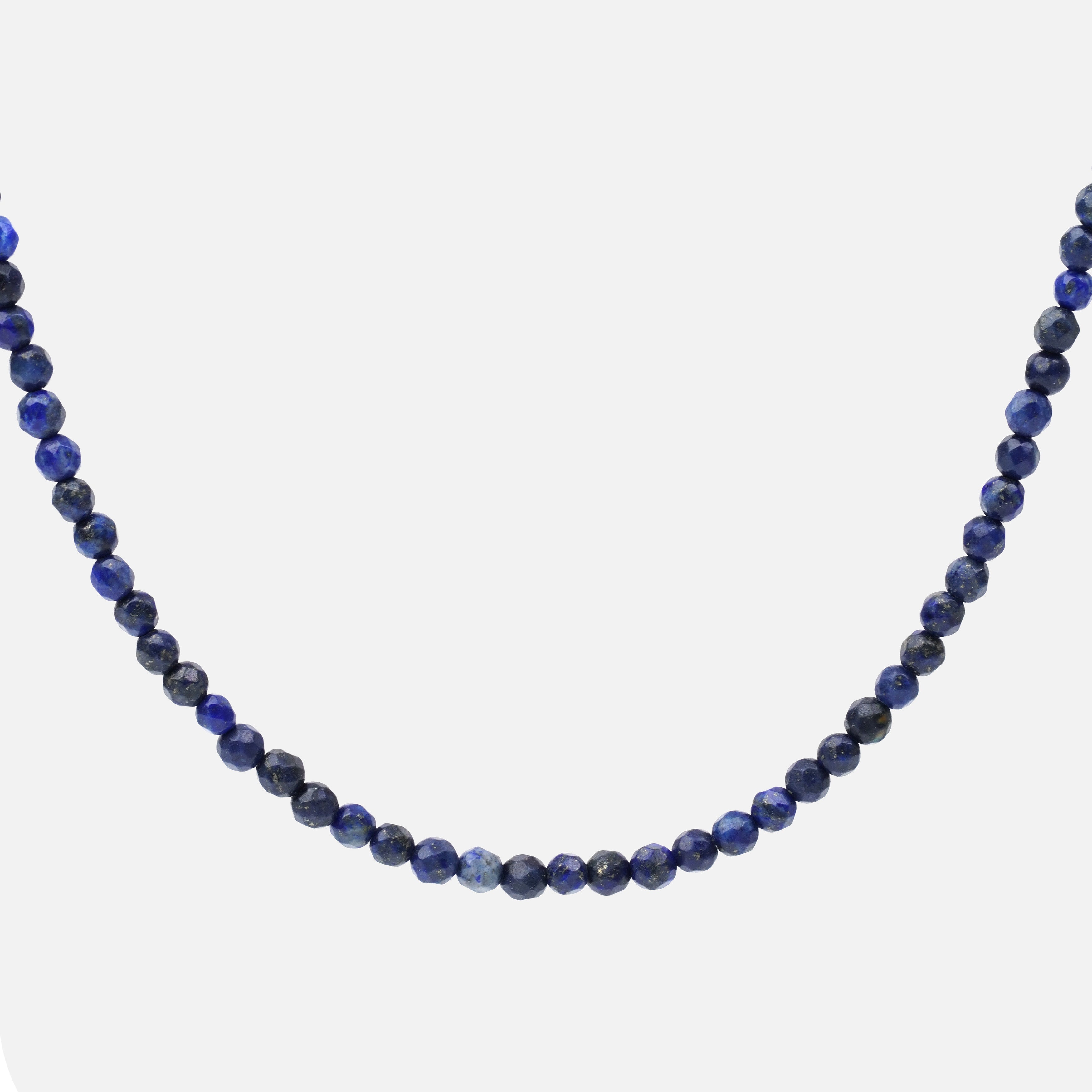 Faceted Lapis Lazuli Necklace