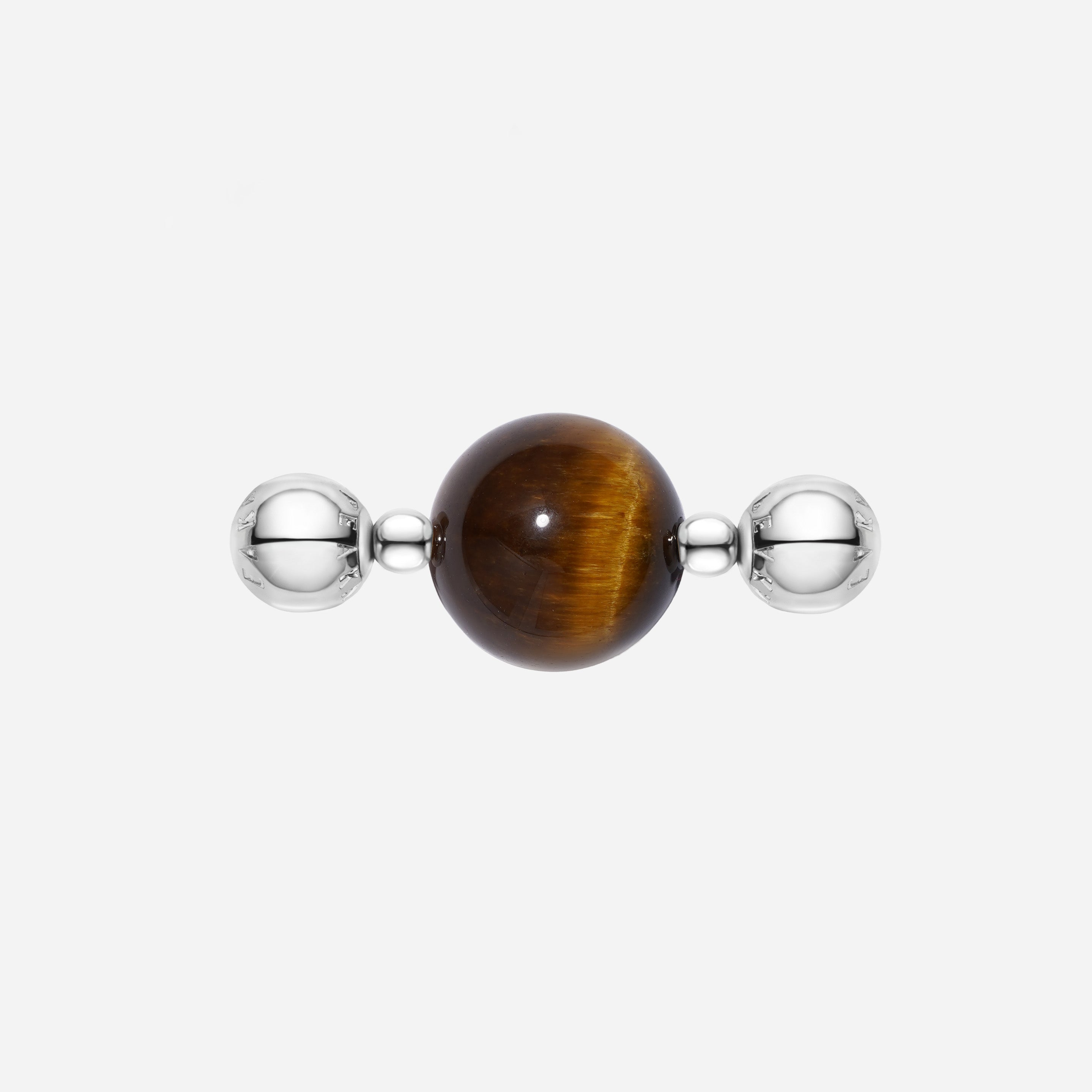Rounded Tiger's Eye Charm