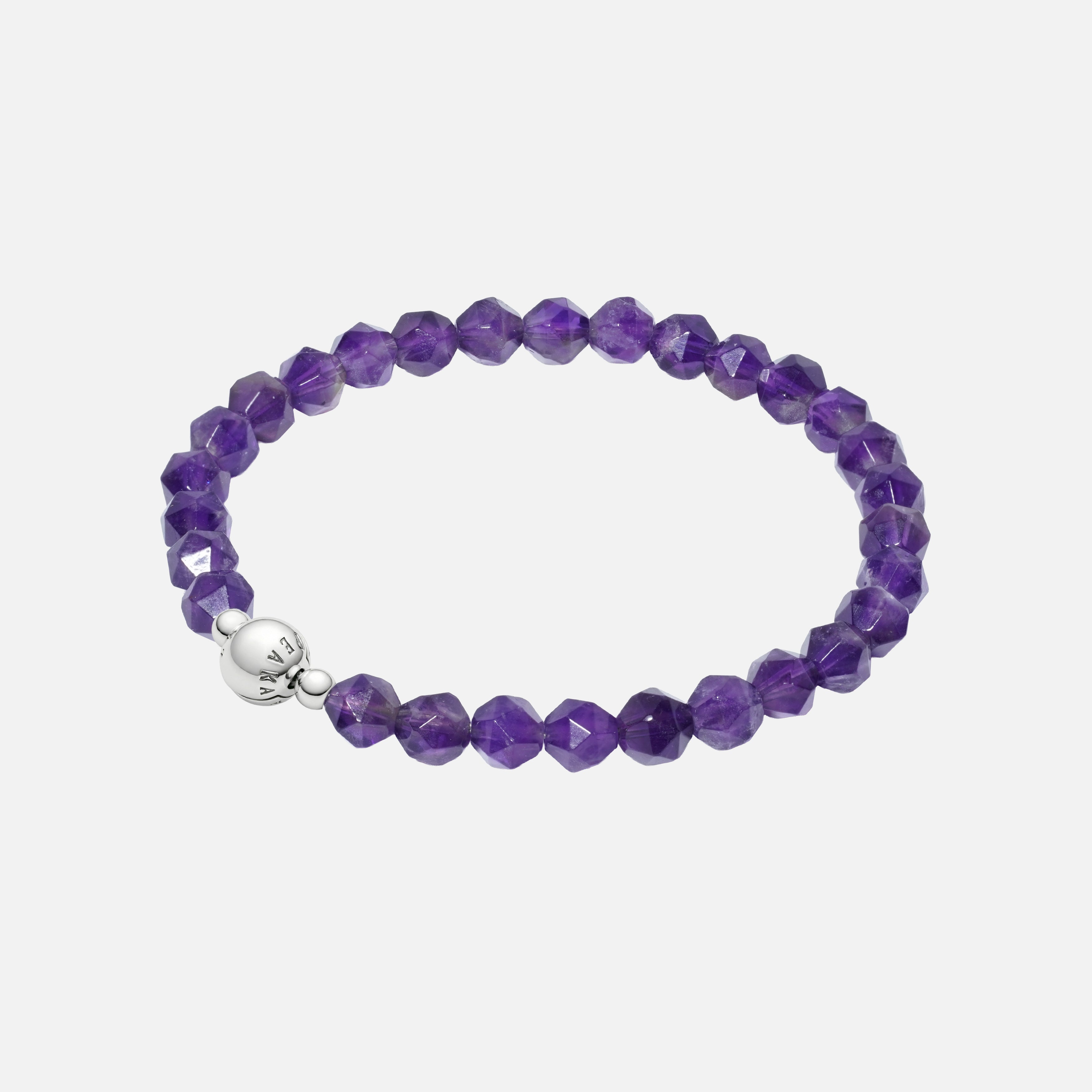 Faceted Amethyst Bracelet