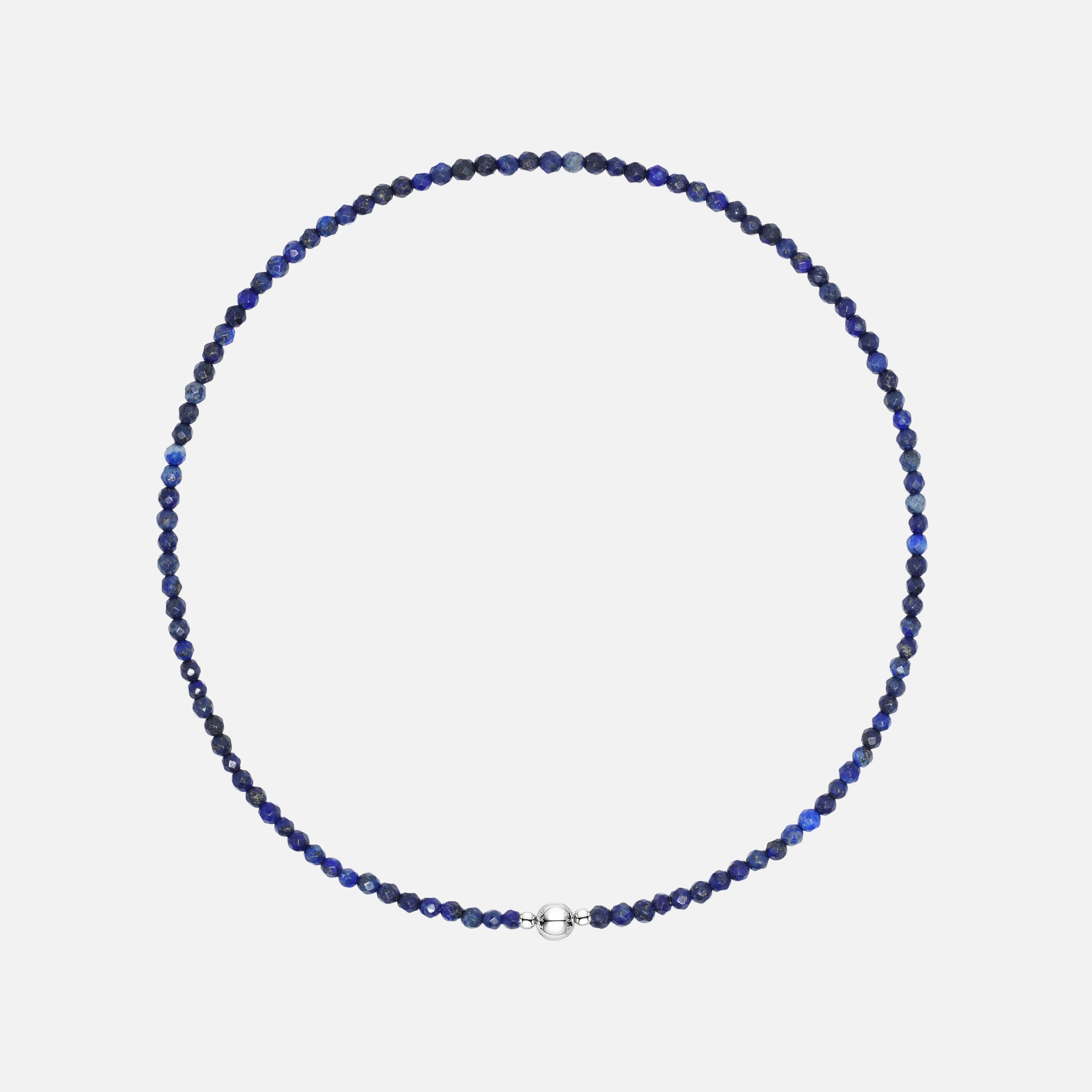 Faceted Lapis Lazuli Necklace