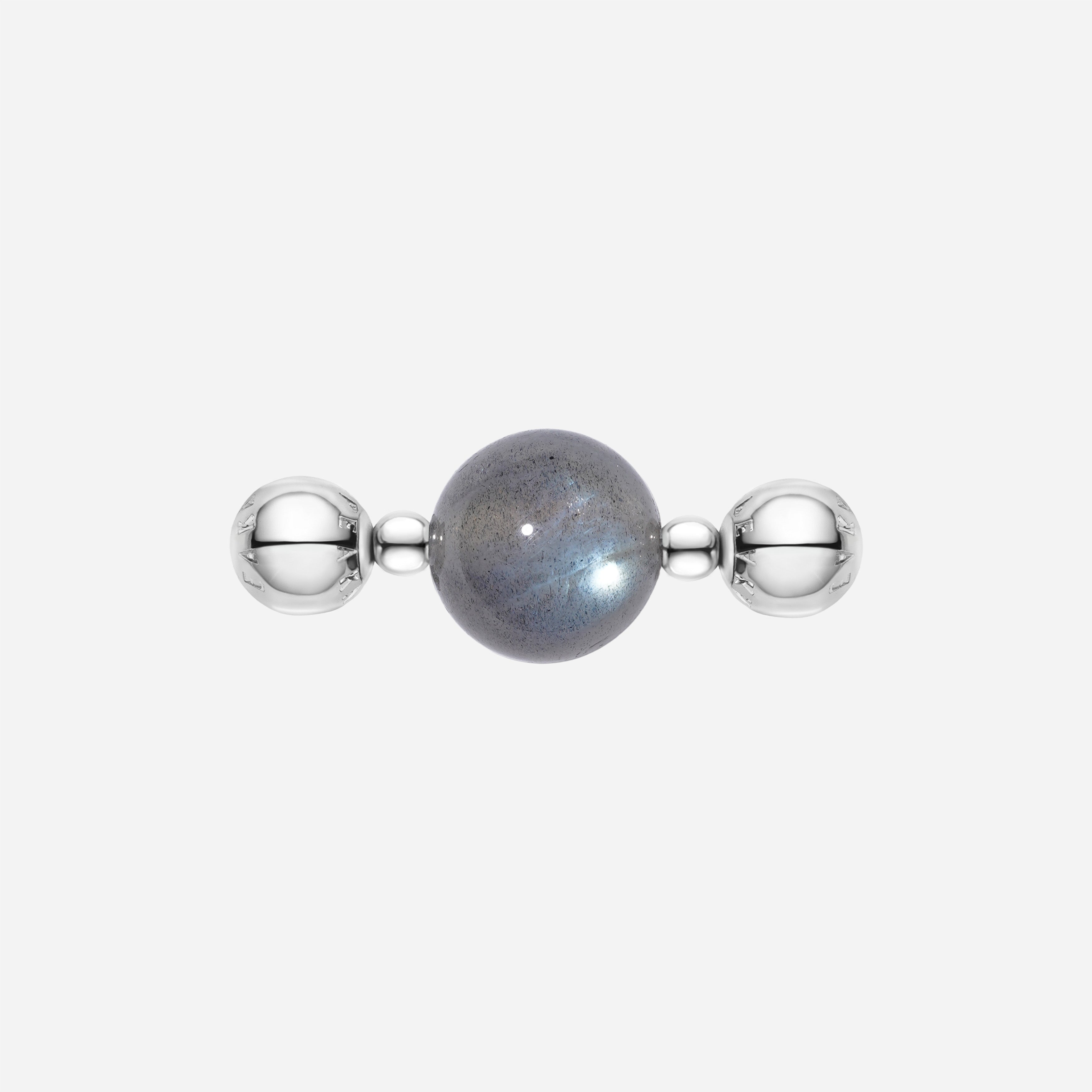 Rounded Grey Moonstone Charm