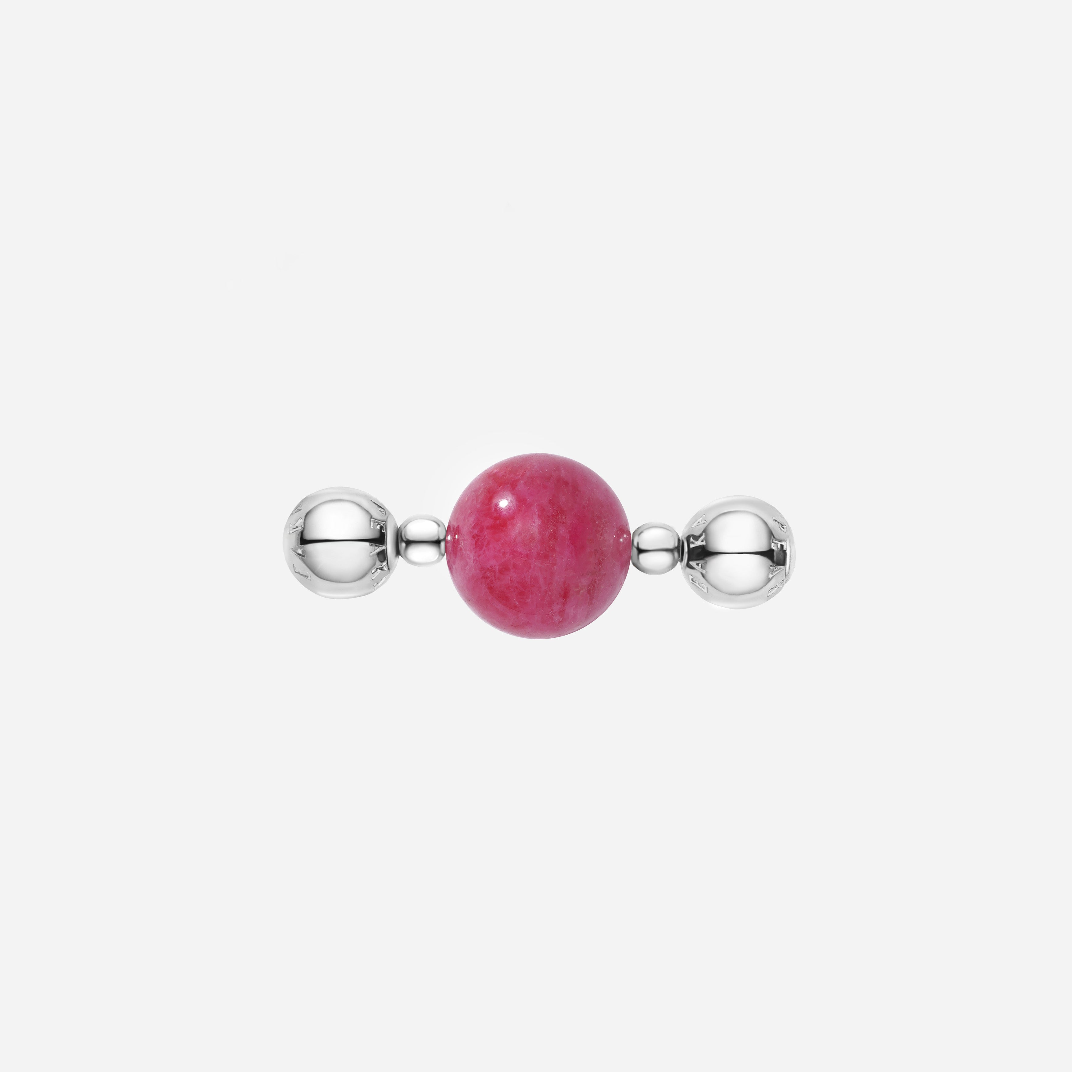 Rounded Rhodonite Charm